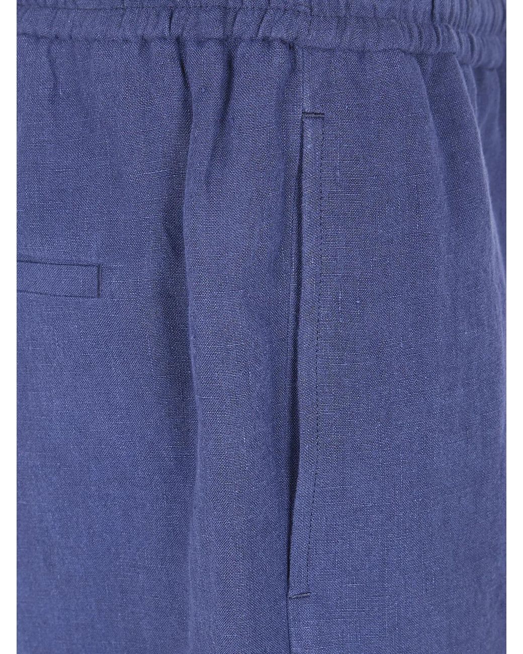 Emporio Armani Blue Bermuda Trousers for men