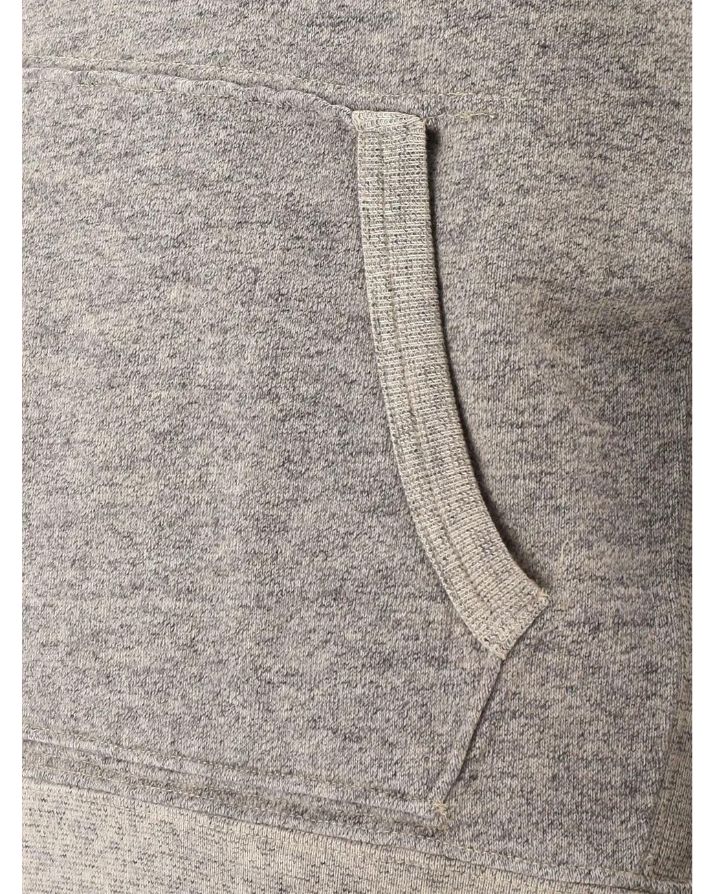 RRL Gray "Popover" Hoodie for men
