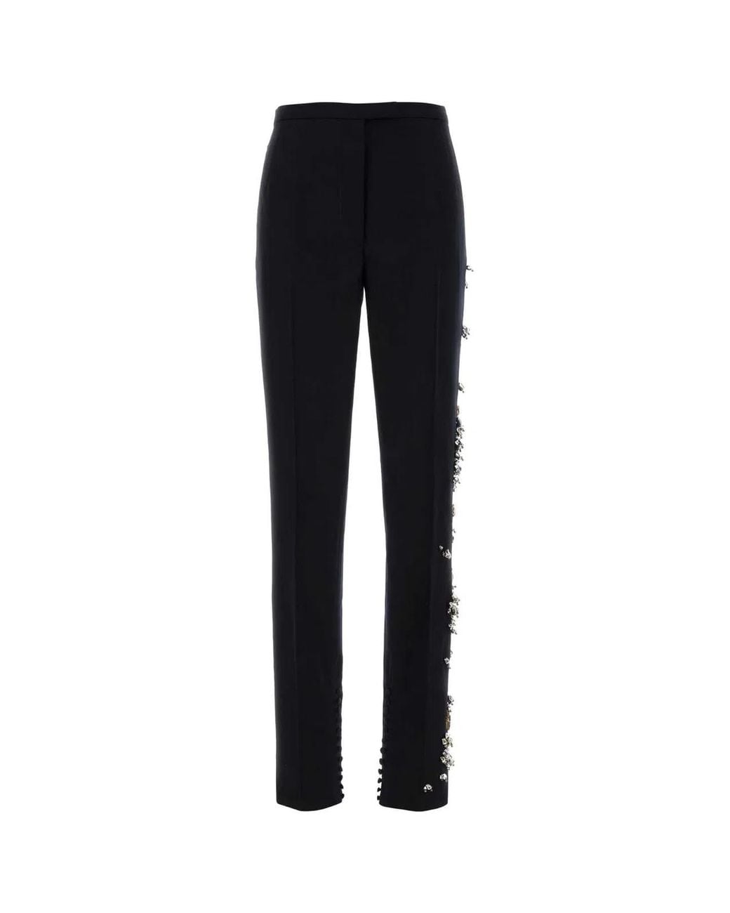 Dries Van Noten Black Wool Pandoris Pant