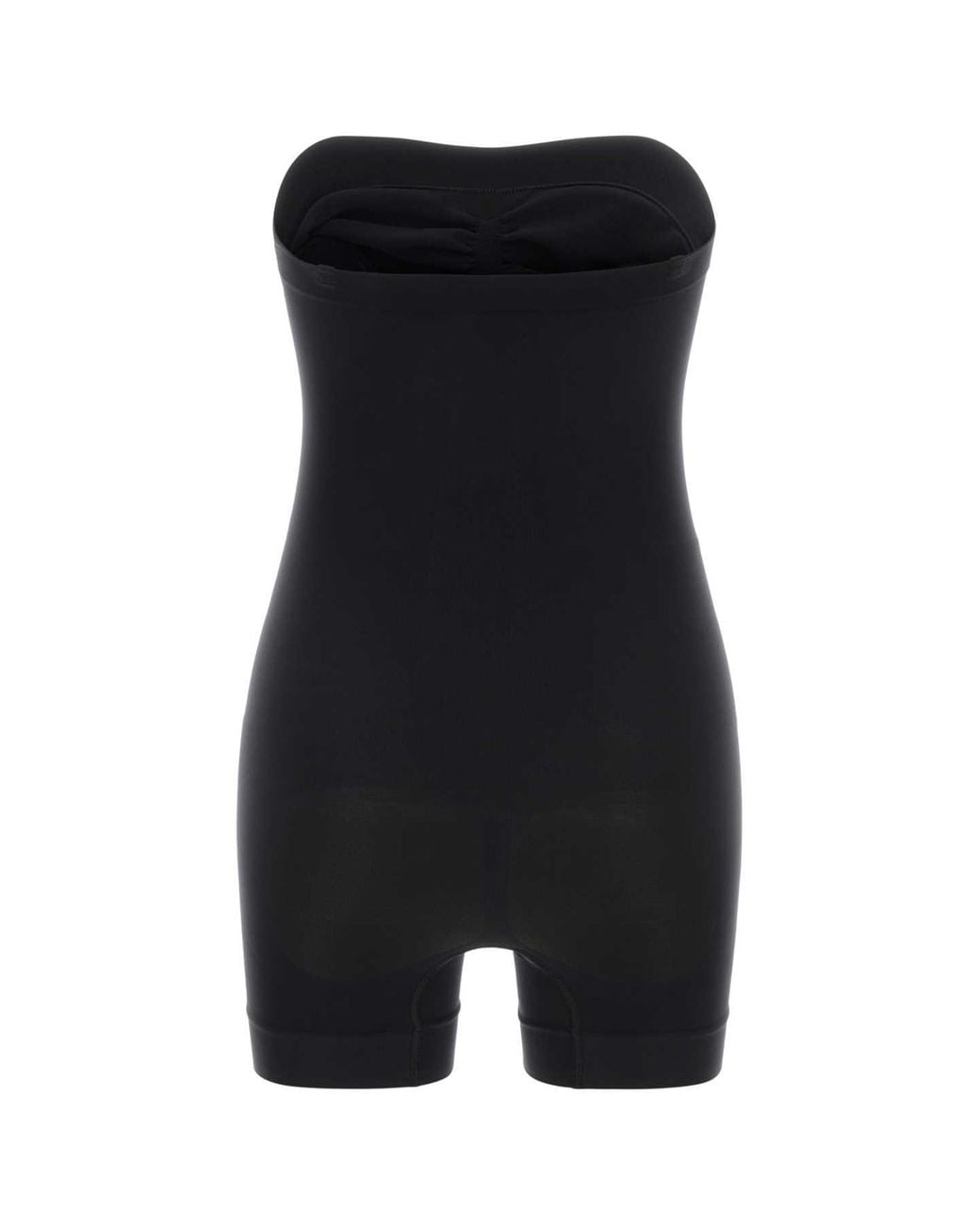Skims Black Strapless Shortie Bodysuit