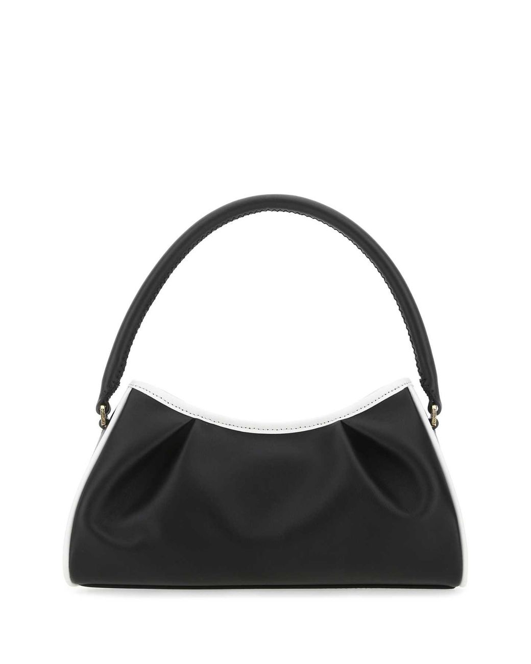 トートバッグ ELLEME Two-Tone Leather Dimple Moon Shoulder Bag Elleme Two-Tone Leather Dimple Moon Shoulder Bag in Black | Lyst