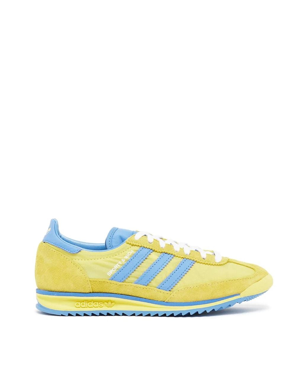 Adidas Yellow Sl72 X Sporty & Rich Sweden Pack Sneakers
