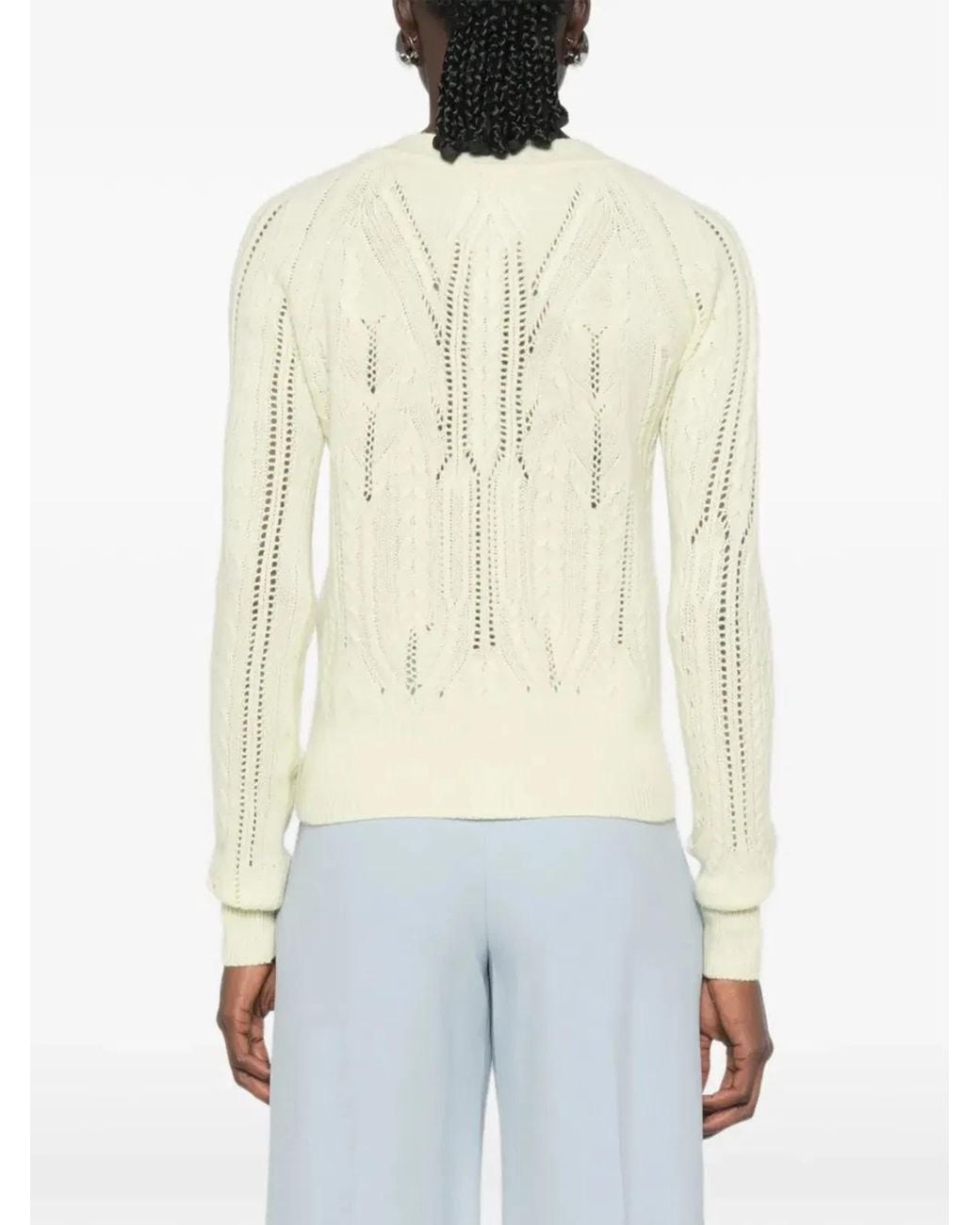 Ermanno Scervino White Cardigan