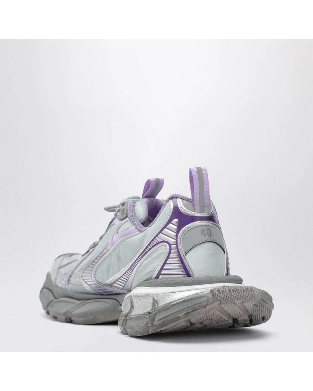 Balenciaga Gray 3Xl Sneakers Aqua/Lilac
