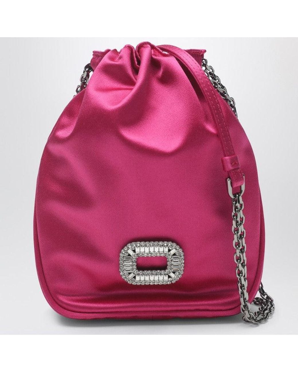 Roger Vivier Pink Nano Pilgrim Bag