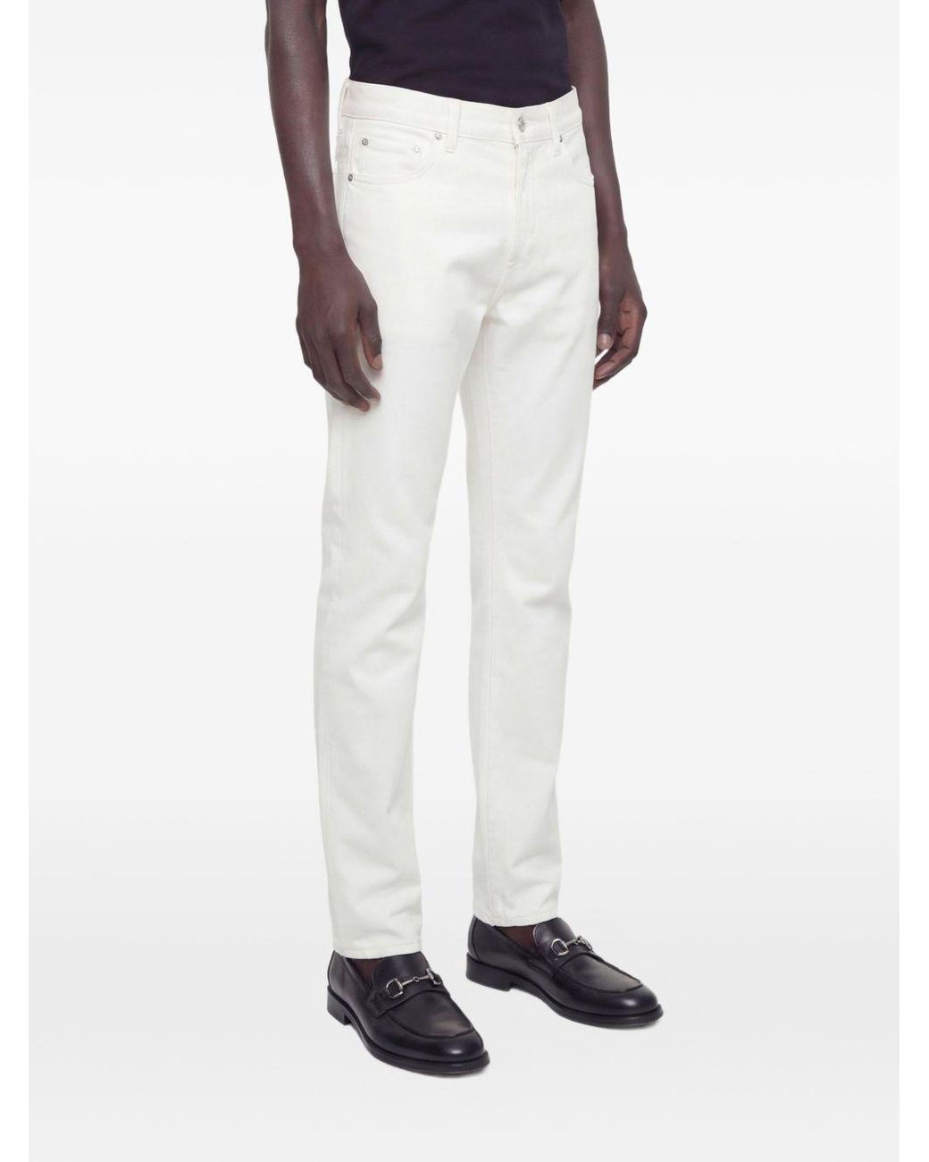 Gucci White Straight Jeans for men