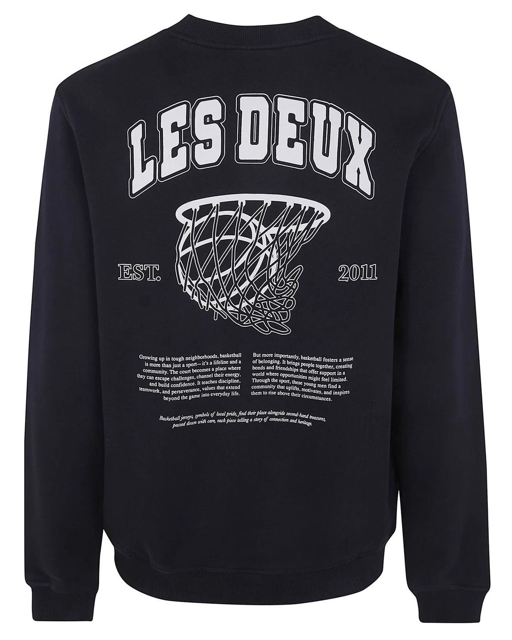 Les Deux Blue "Brady Hoop" Sweatshirt for men