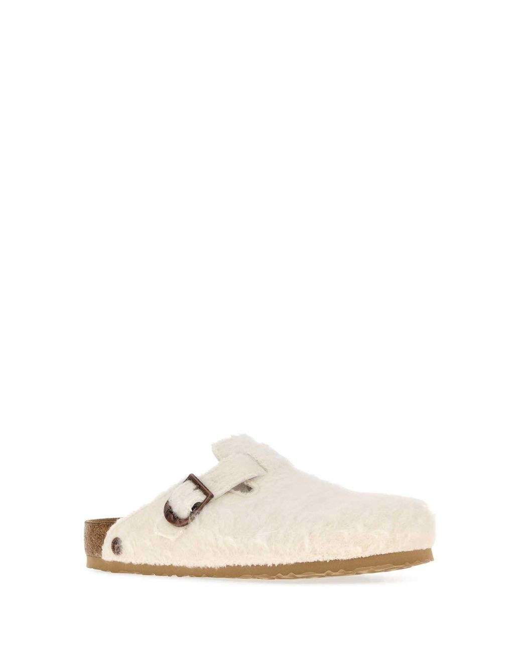 Birkenstock White 1774 Boston Wool Clog Slippers for men