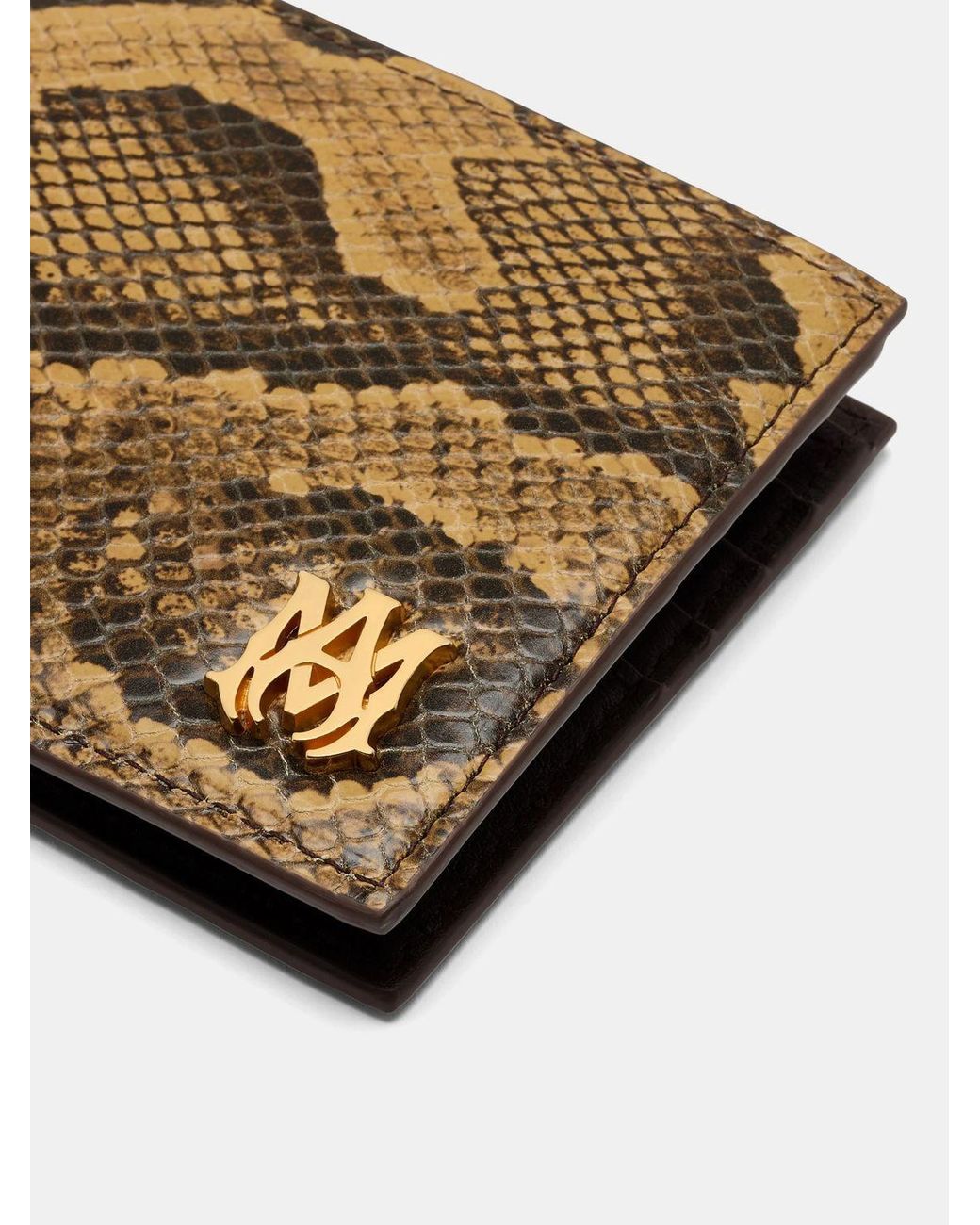 Amiri White Python Bifold Wallet for men
