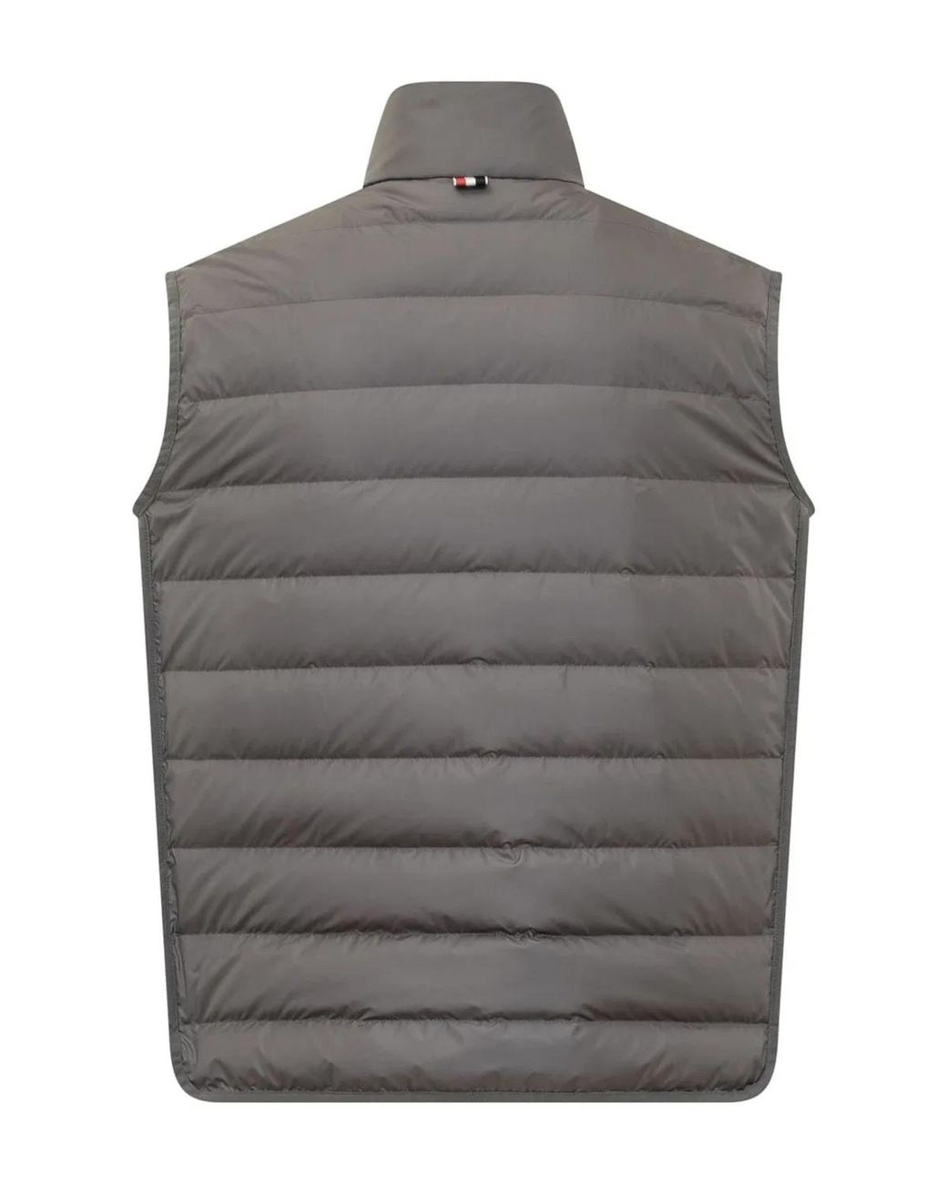 Thom Browne Gray Down Knit Vest for men
