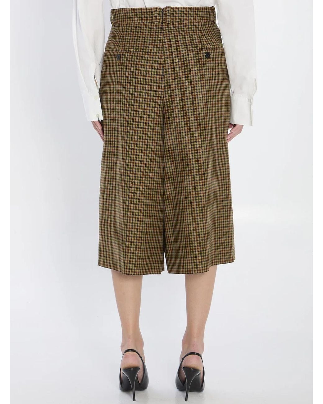 Saint Laurent Natural Pants Skirt