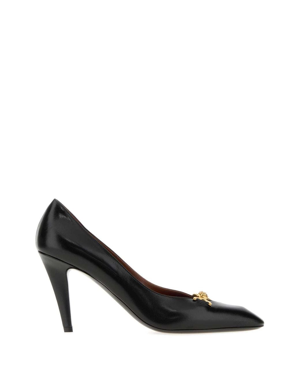 Versace Black Pump T.90 Lamb Leather