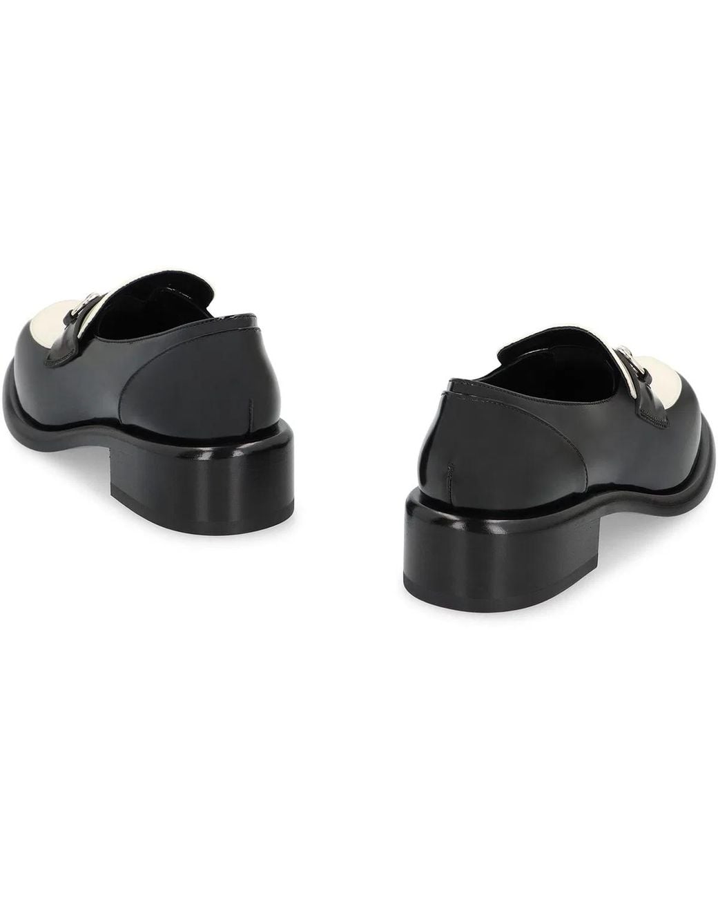 Gucci Black Patent Leather Moccasins