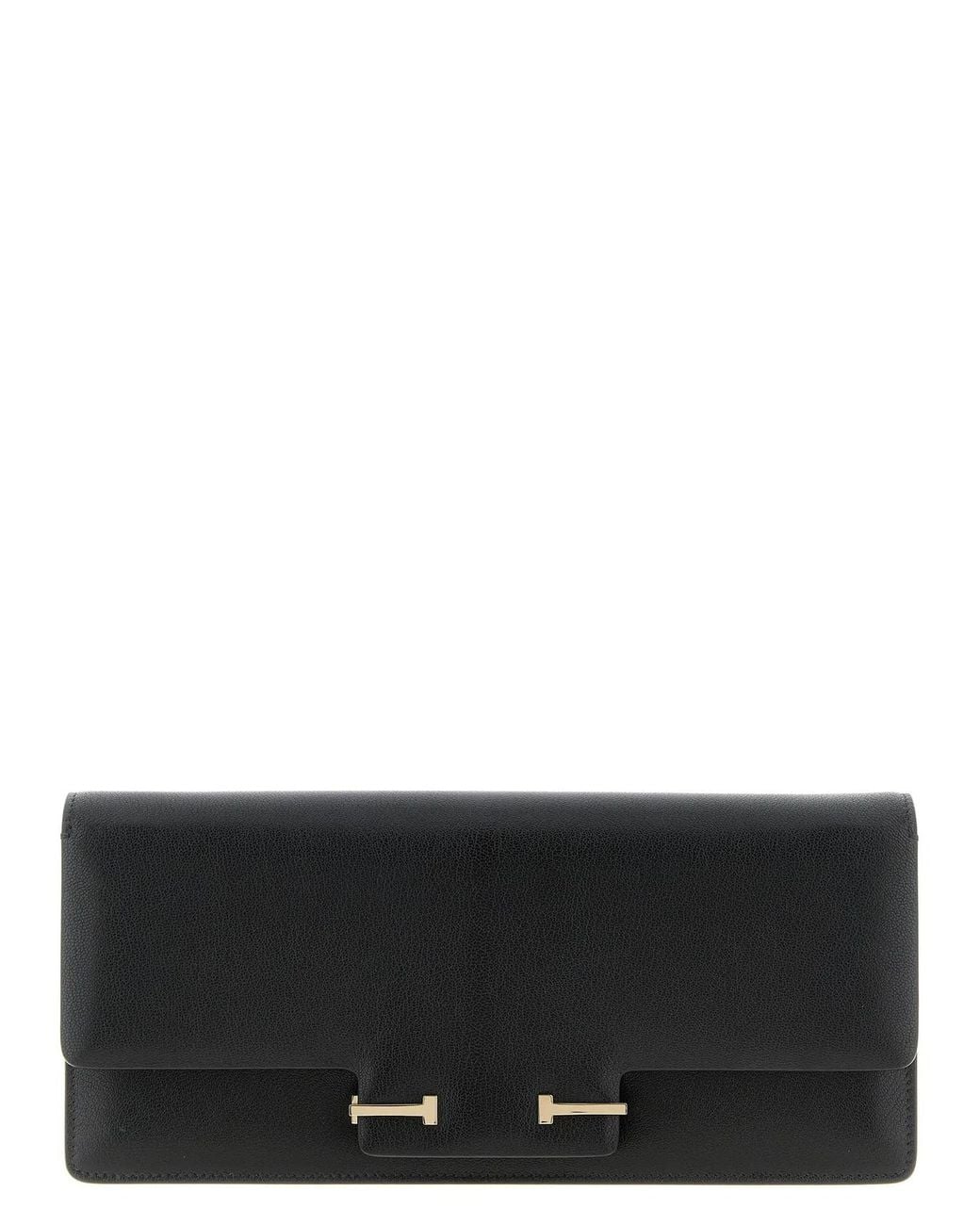 Tom Ford Black Supple Grain Leather Shoulder Bag