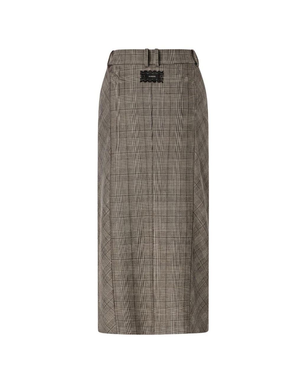 Pinko Natural Polyester Wool Skirt