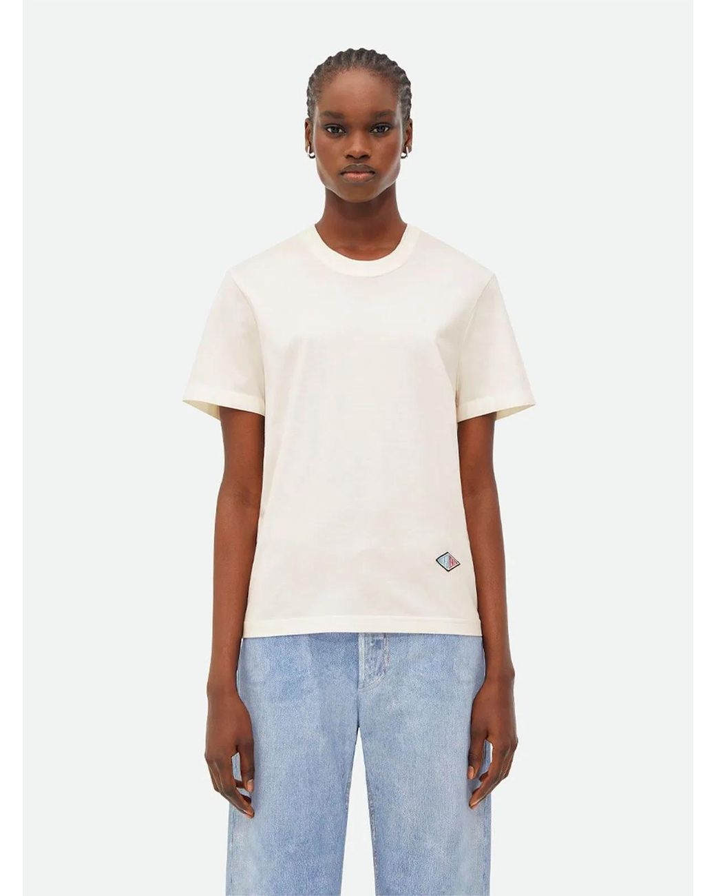 Bottega Veneta White Light Jersey T Shirt
