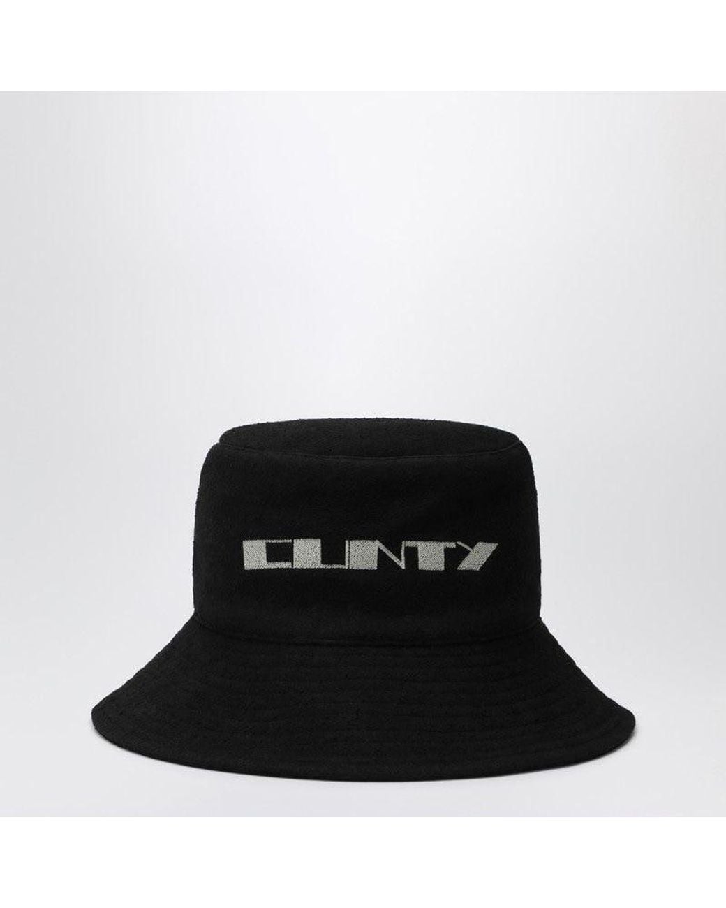 Rick Owens Bucket Hat Cunty in Black for Men | Lyst