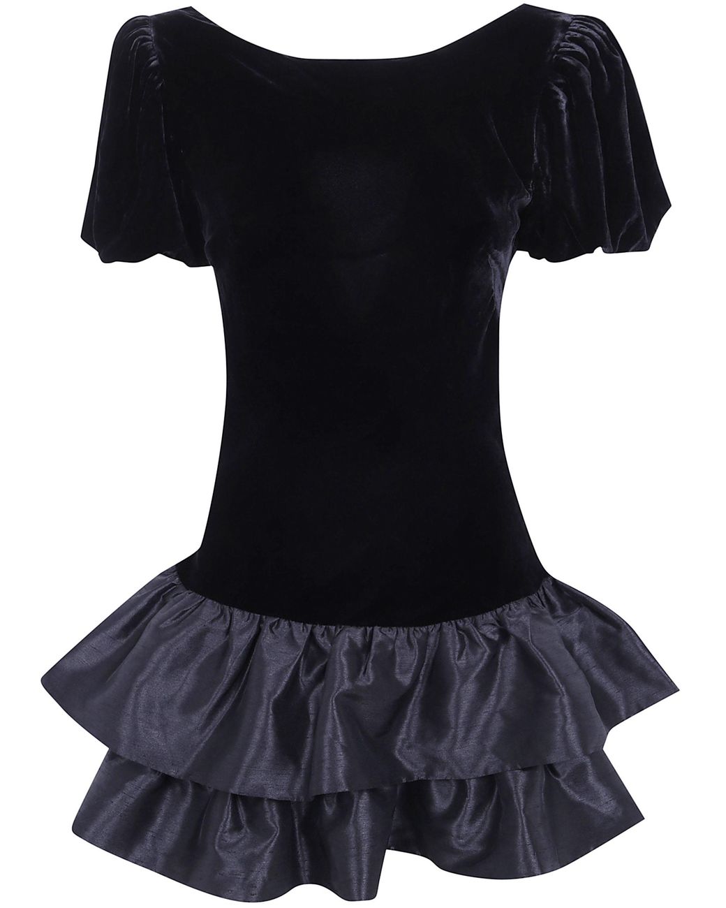 Rixo Black "Anabella" Dress