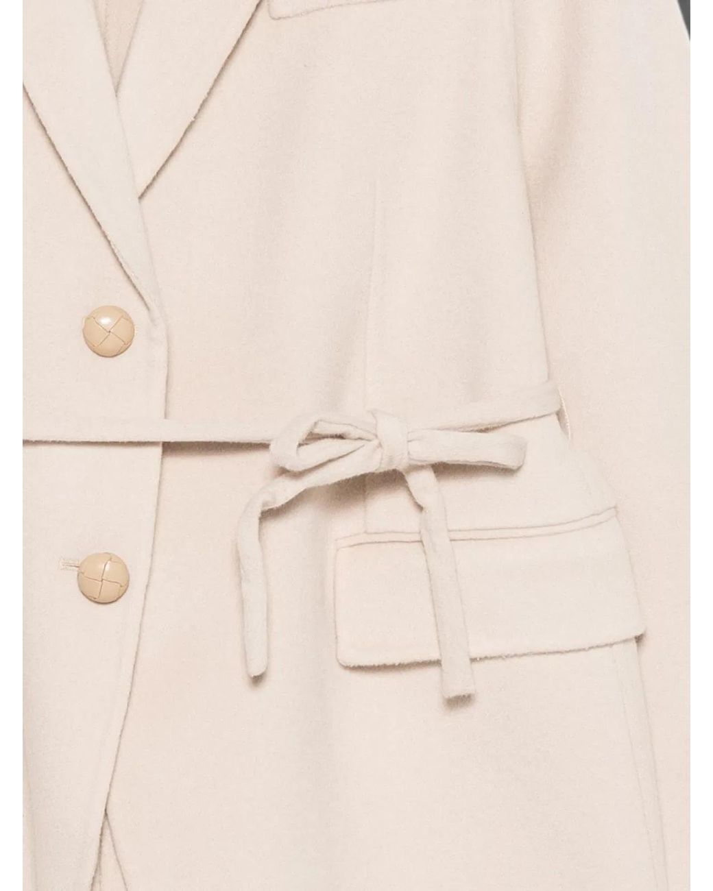 Semicouture Natural Corine Wool Single-Breasted Jacket
