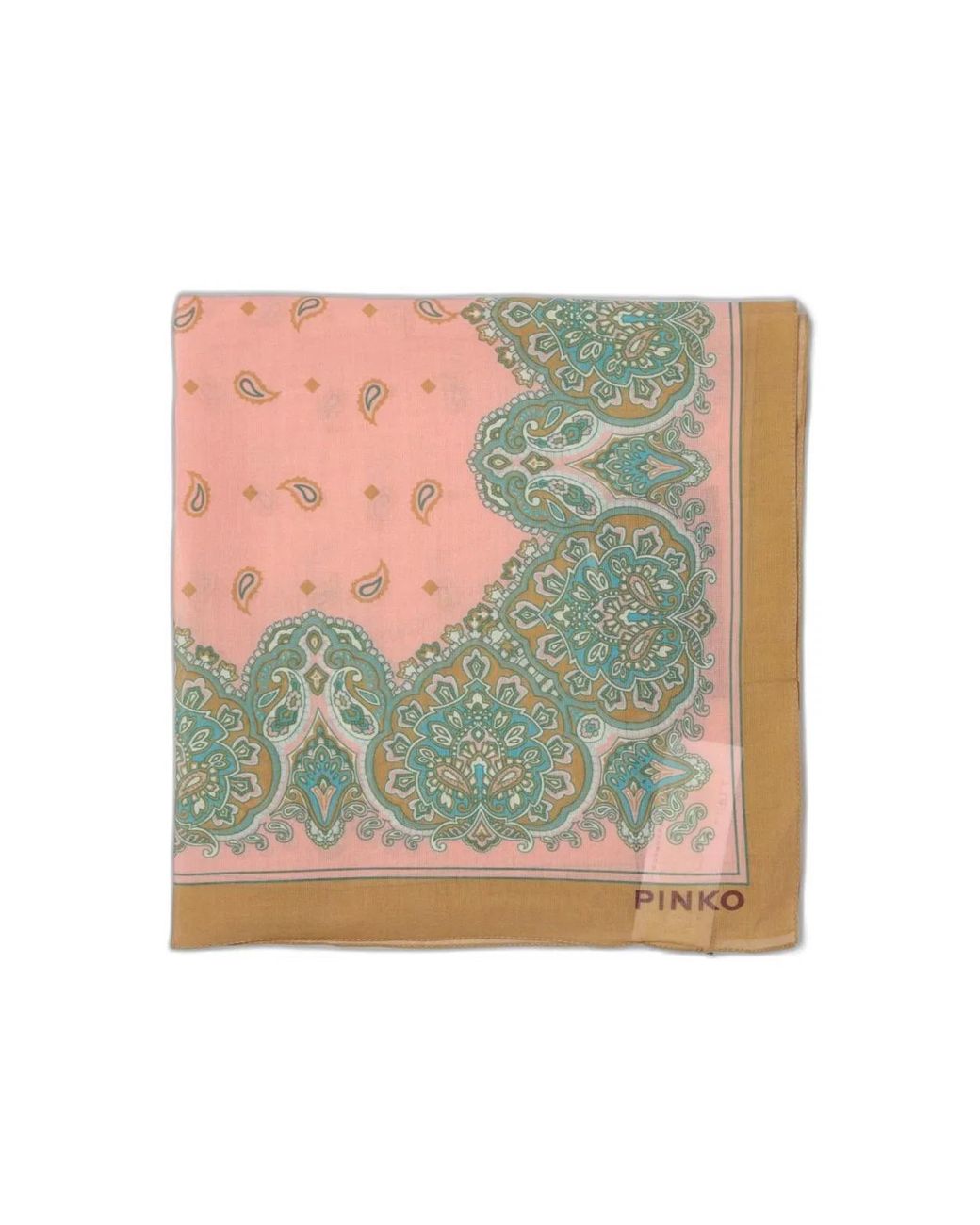 Pinko Blue Valzer Printed Scarf