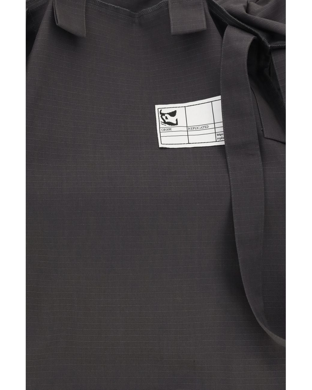 GR10K Black Replicated Tote Bag Polyester for men
