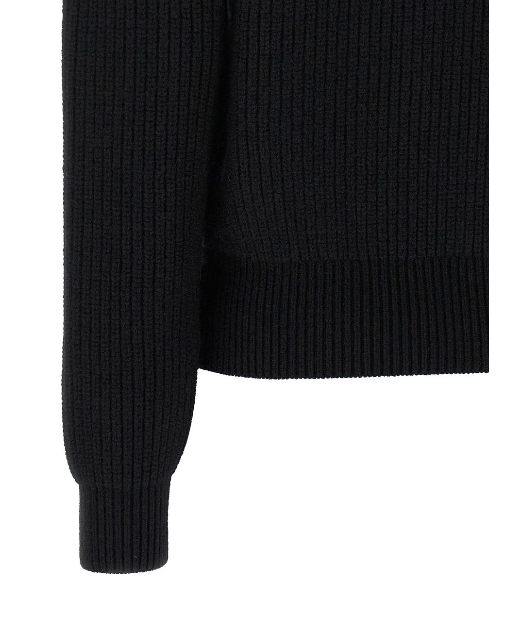 Balmain Black 'Rocaille' Bead Sweater