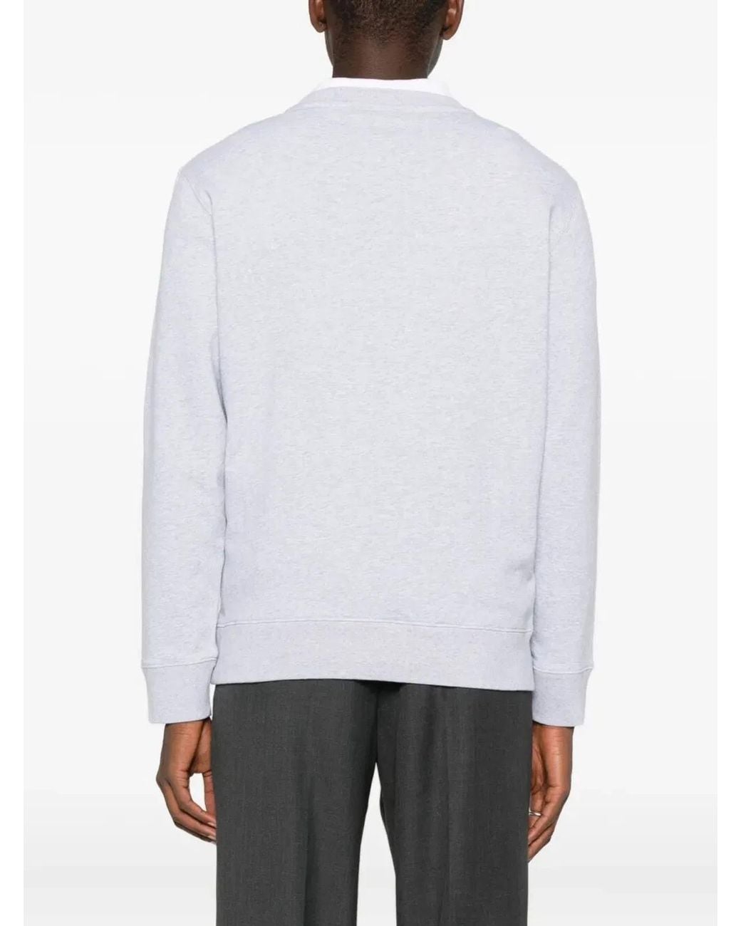 Maison Kitsuné White Maison Kitsuné Felpa Fox Head for men