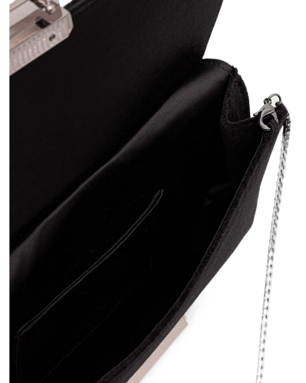 Emporio Armani Black Velvet Clutch