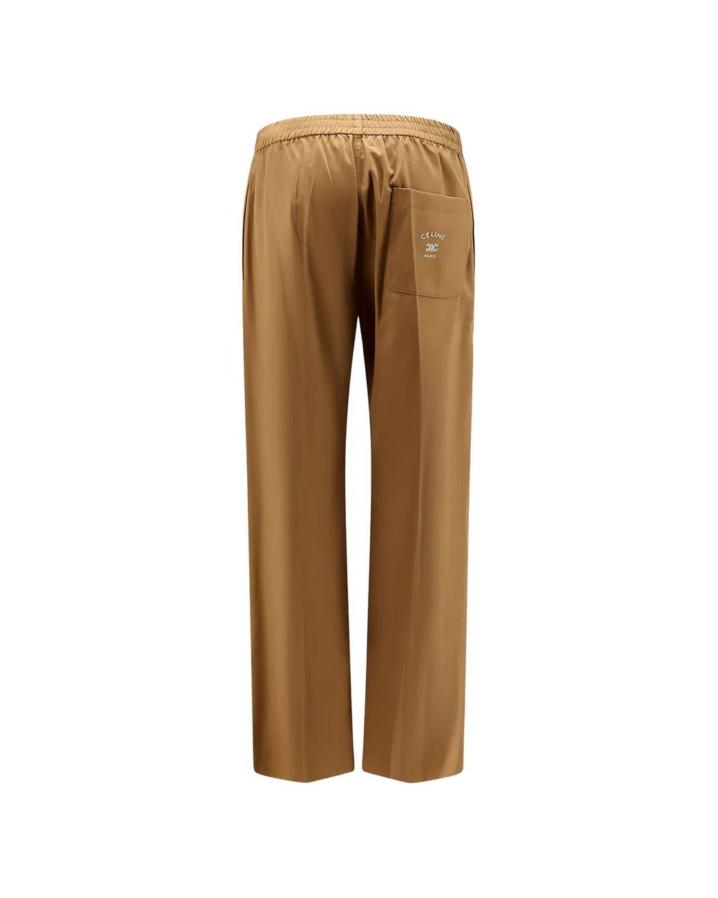 Céline Natural Elasticated-Waist Trousers