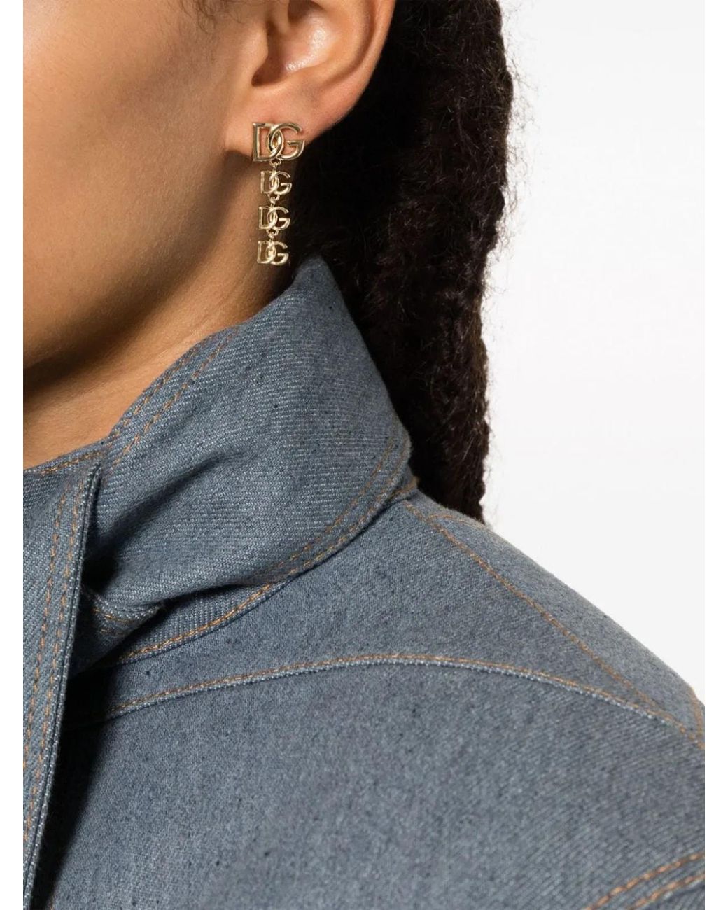 Dolce & Gabbana Metallic Dolce & Gabbana Brass Earrings