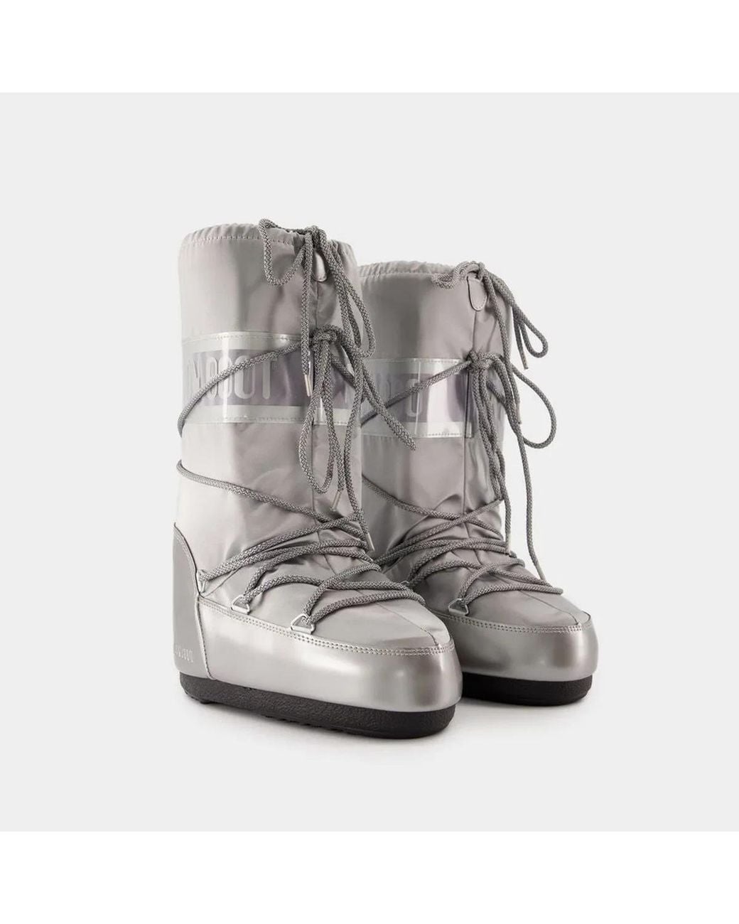 Moon Boot Gray Icon Glance Boots