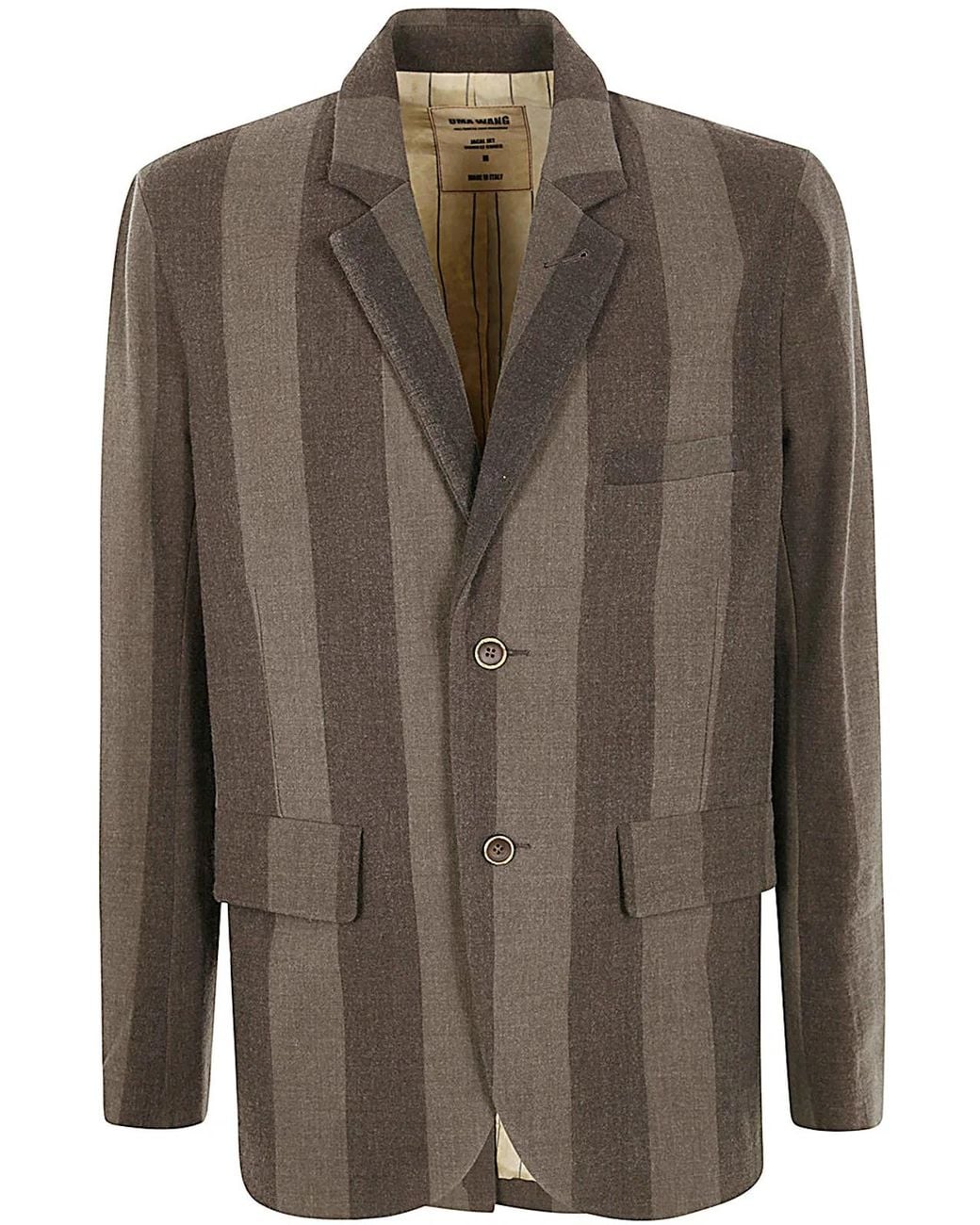Uma Wang Brown Jacal Jacket for men