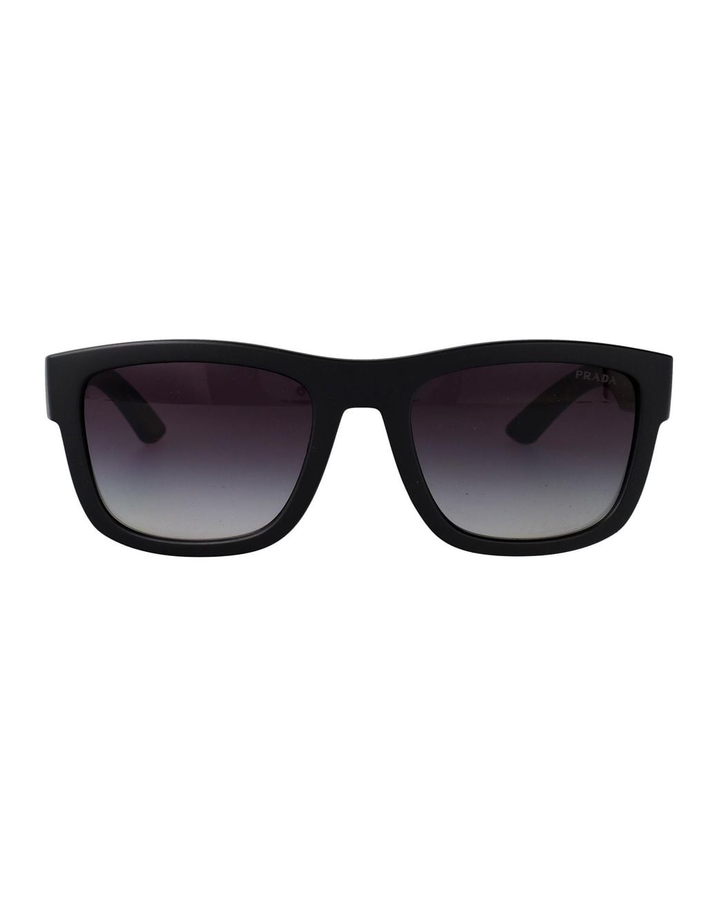 Prada Linea Rossa Black Matte Nylon Sunglasses for men