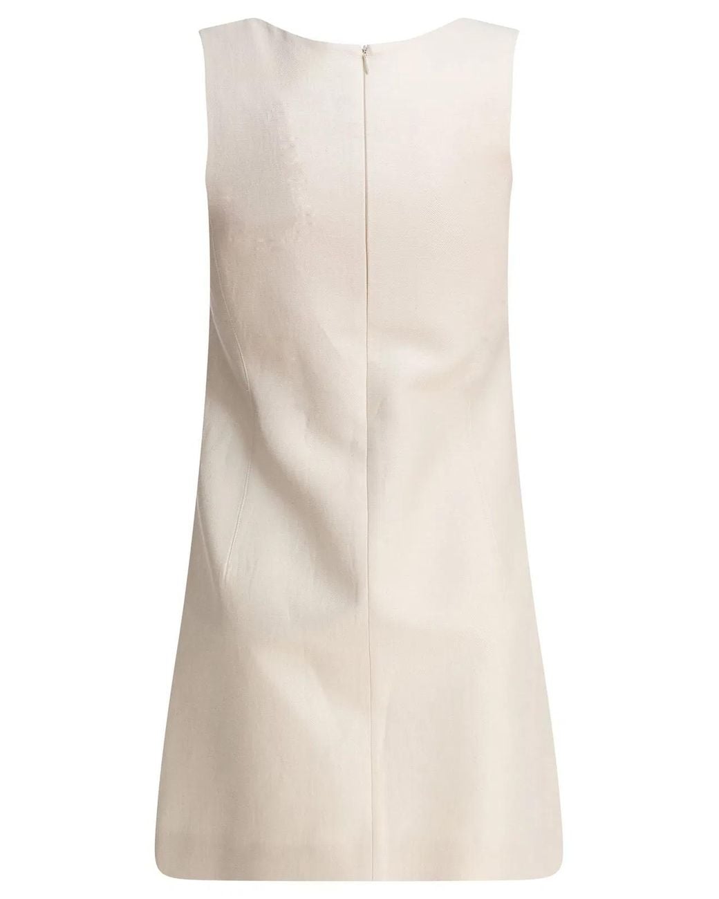 Sandbeige Natural Linen Dress
