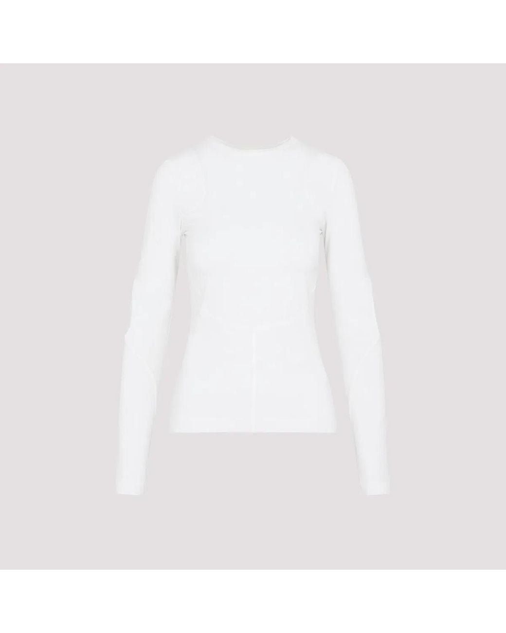 Givenchy White Stretch Nylon Top