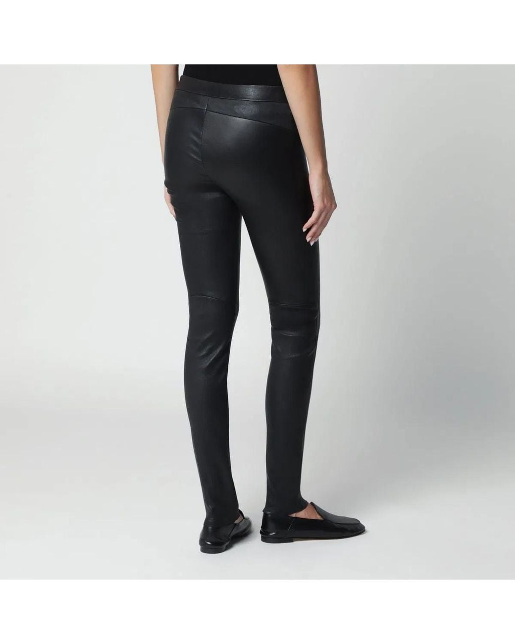 Arma Black Nos Roche Skinny Leather Pants