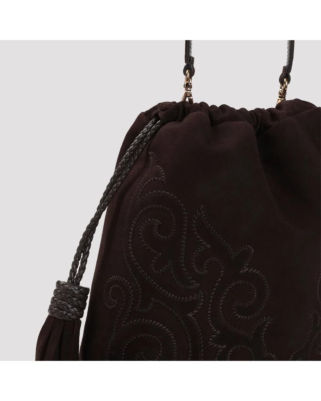 Etro Black Kalispera Medium Bag