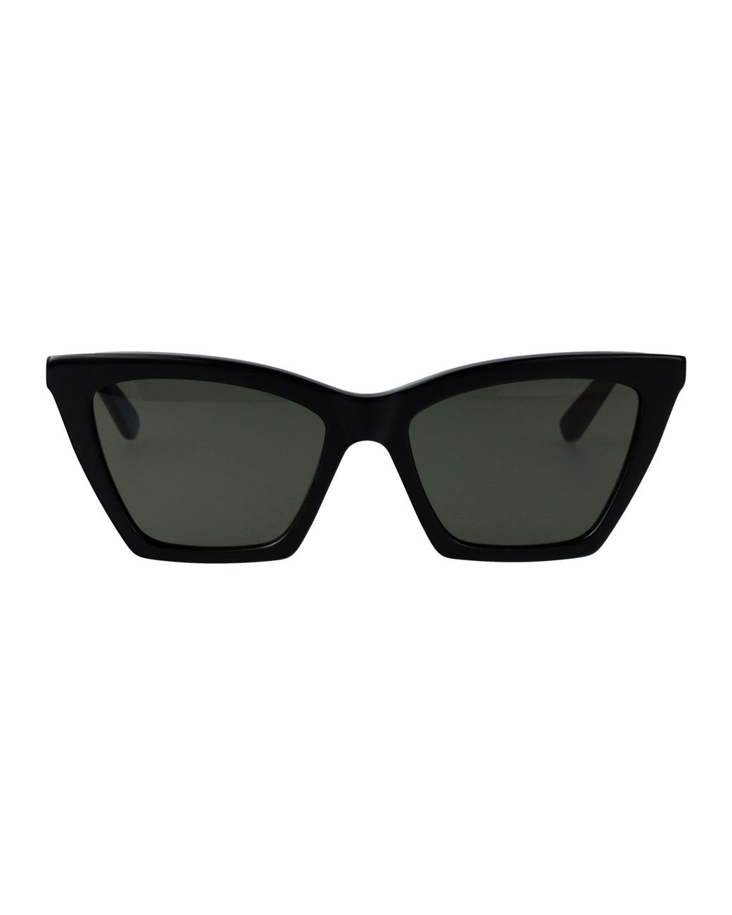 McQueen Black Recycled Acetate Sunglasses