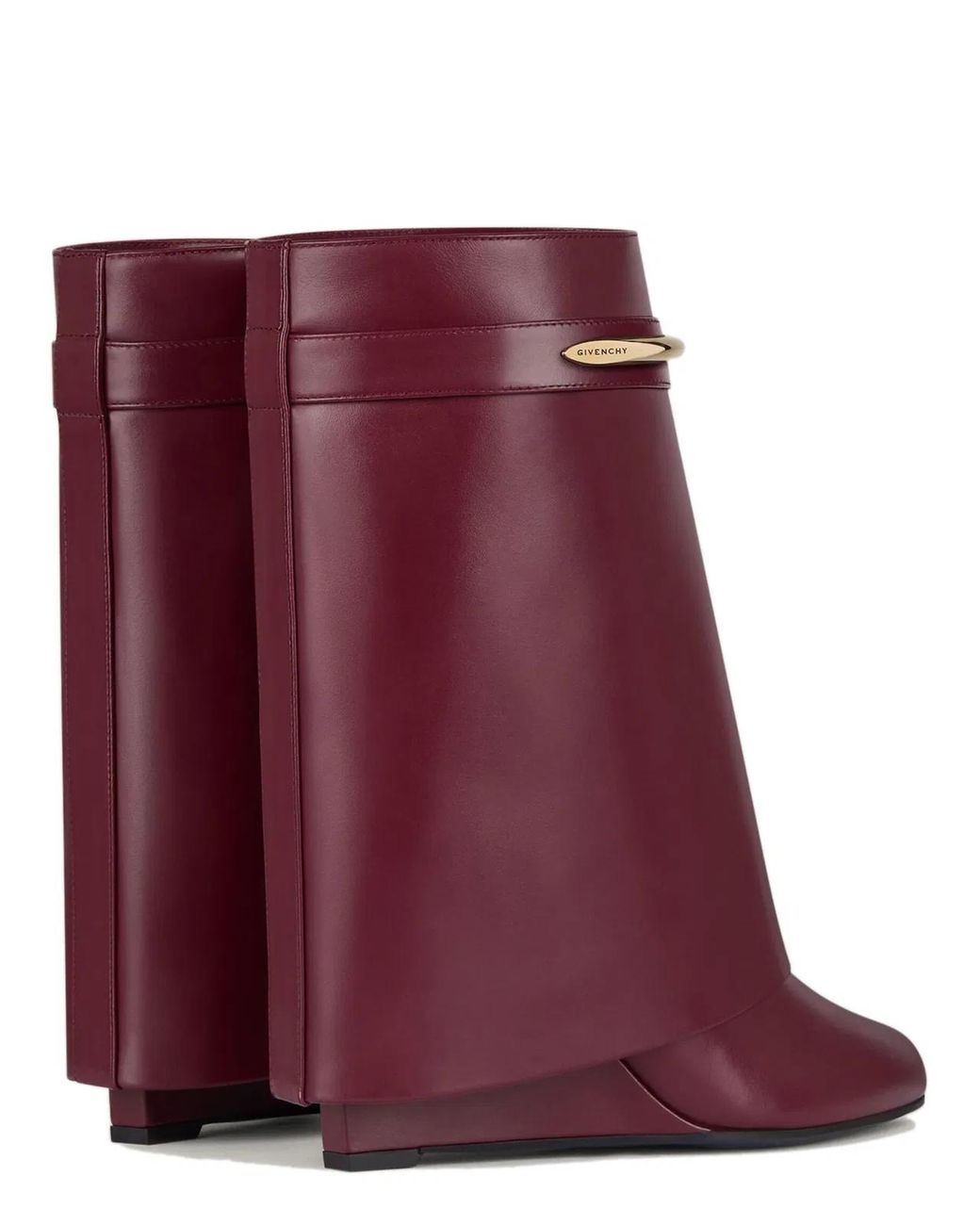 Givenchy Purple Shark Pinch Ankle Boots