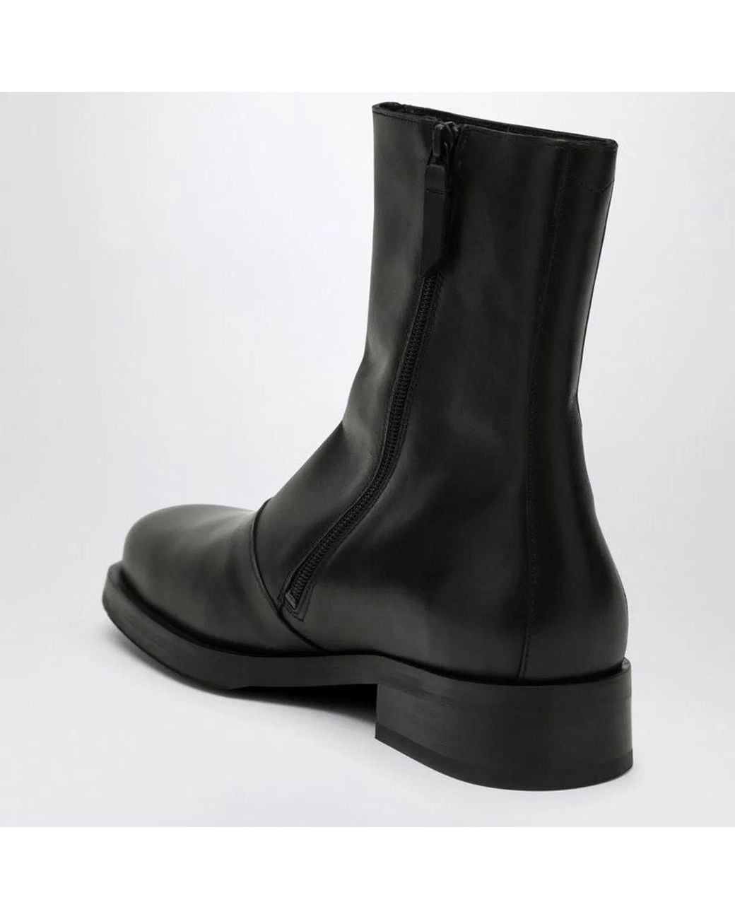 Our Legacy Black Leather Ankle Boot for men