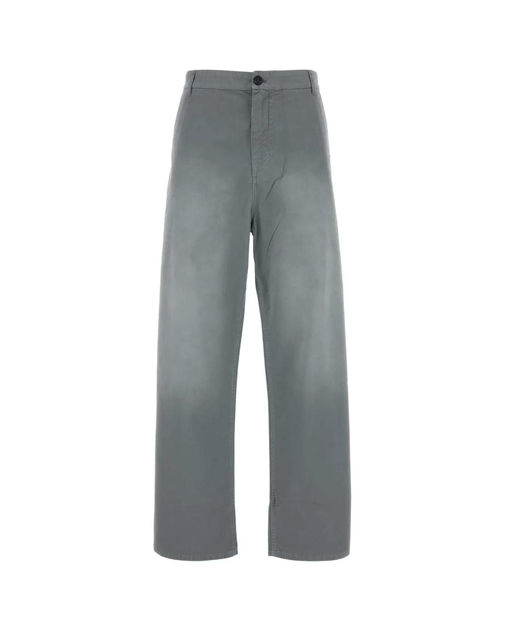 Miu Miu Gray Grey Twill Pant