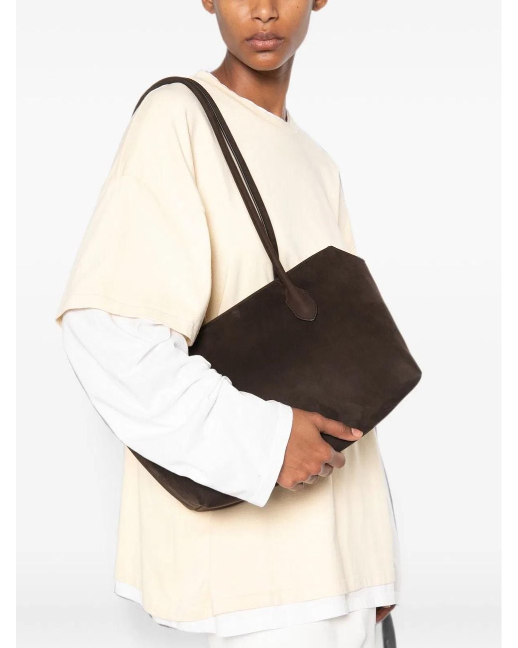The Row Black Terrasse Shoulder Bag