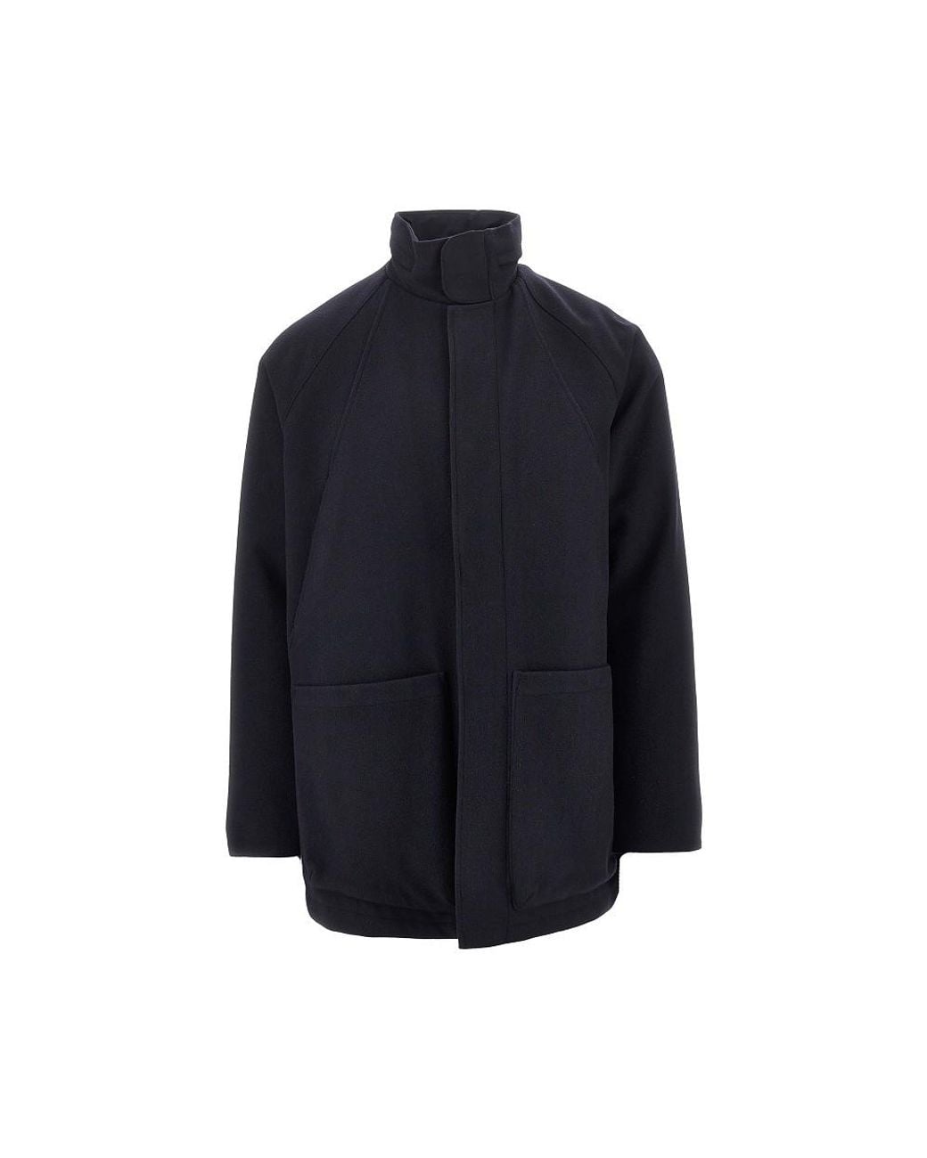 Paltò Blue Paltó 2L Wool Felt Coat for men