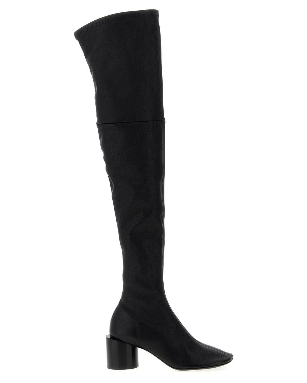 Jil Sander Black Tall Stretch Nappa Leather Boots