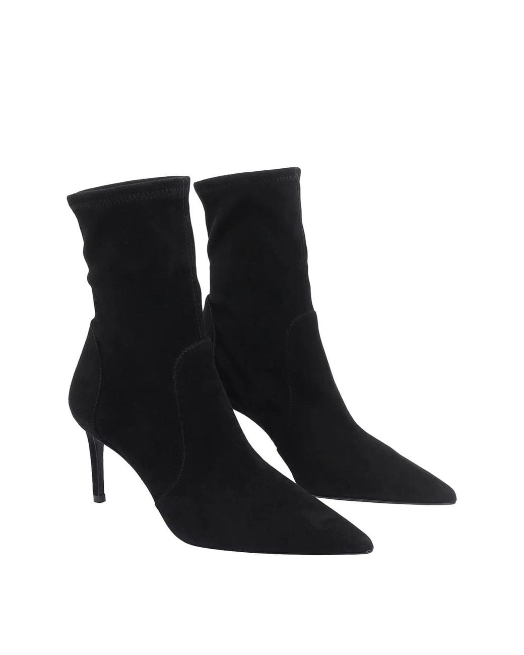 Stuart Weitzman Black Stuart Power Pump Booties
