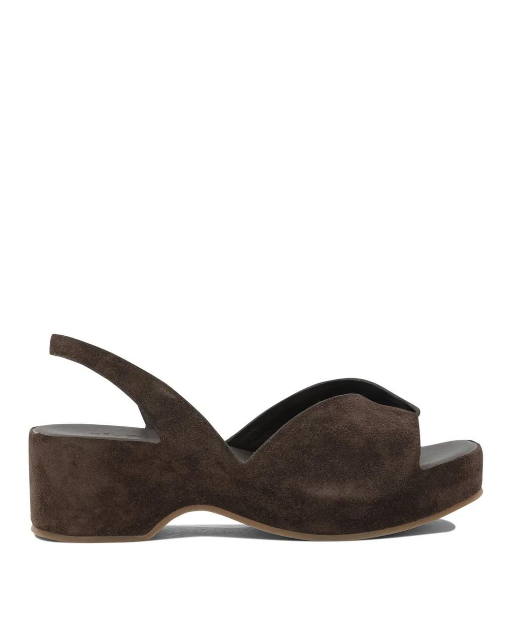 Roberto Del Carlo Brown Calf Leather Rubber Sandals