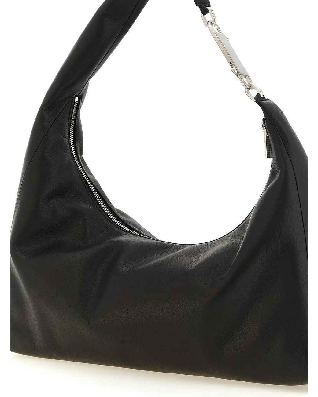 Rick Owens Black 'Cropped Gemini' Shoulder Bag