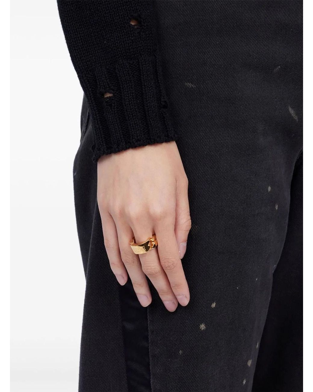 MM6 by Maison Margiela Metallic Tone Chain Link Accessory