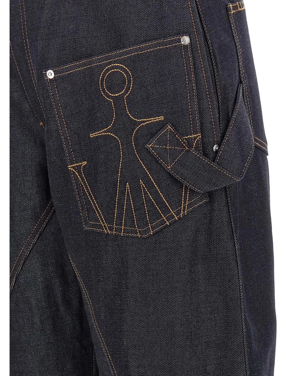 J.W. Anderson Blue J.W.Anderson 'Twisted Workwear' Jeans