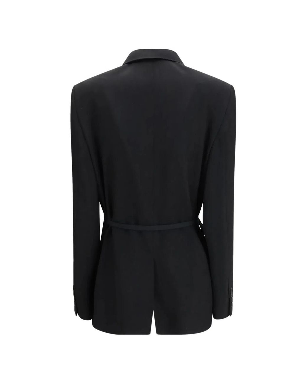 Balenciaga Black Wool Suit Tuxedo Jacket